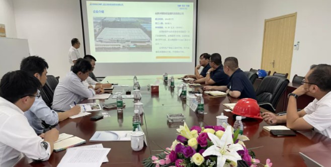 阪和（上海）常务副总经理大平尚哉一行来访304永利集团洛阳加工中心