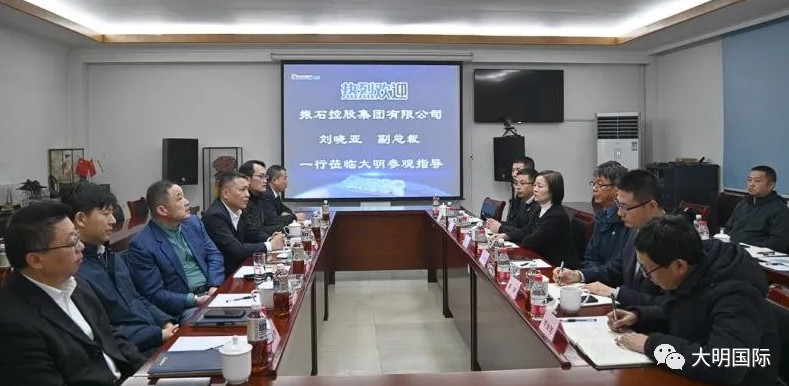 振石控股集团刘晓亚副总裁一行来访304永利集团