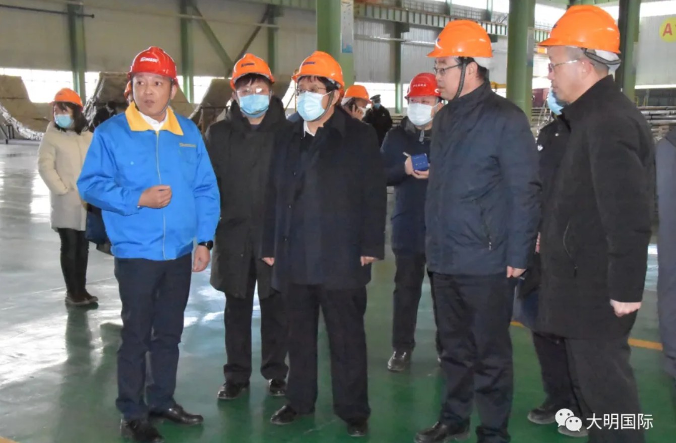 山西省公安厅副厅长尚建军一行督导304永利集团呼和浩特加工中心安全出产工作