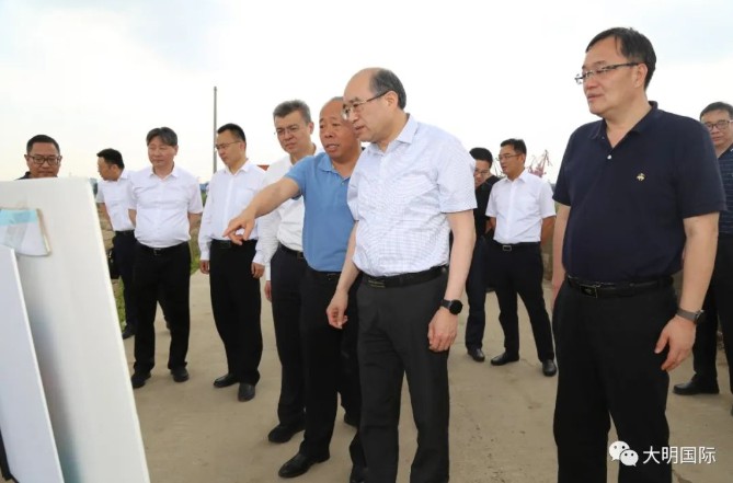 走现场、察实情！三门峡市人大常委会辅导一行调研304永利集团沉点项目建设工作