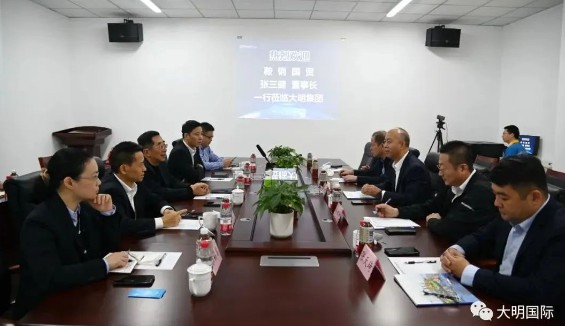 鞍钢国贸董事长张三健一行来访304永利集团