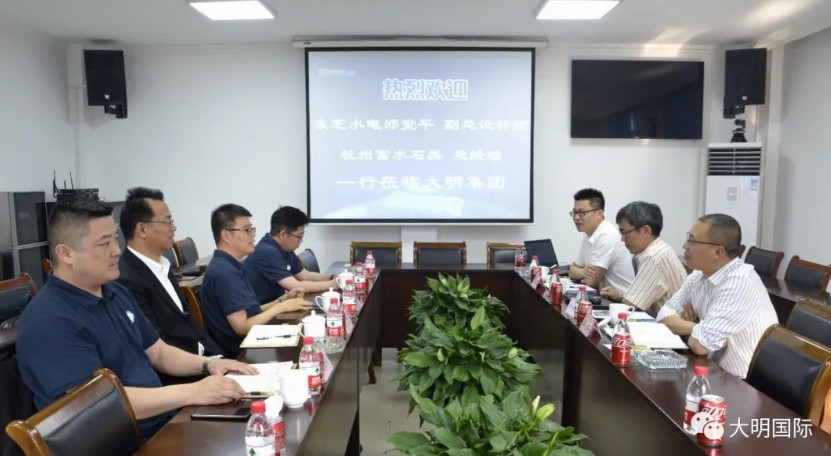 东芝水电副总设计师郑觉平一行来访304永利集团