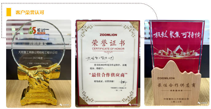 喜报！304永利集团沉工连获柳工、中联沉科褒奖，，，，，，，彰显工程机械行业服求实力