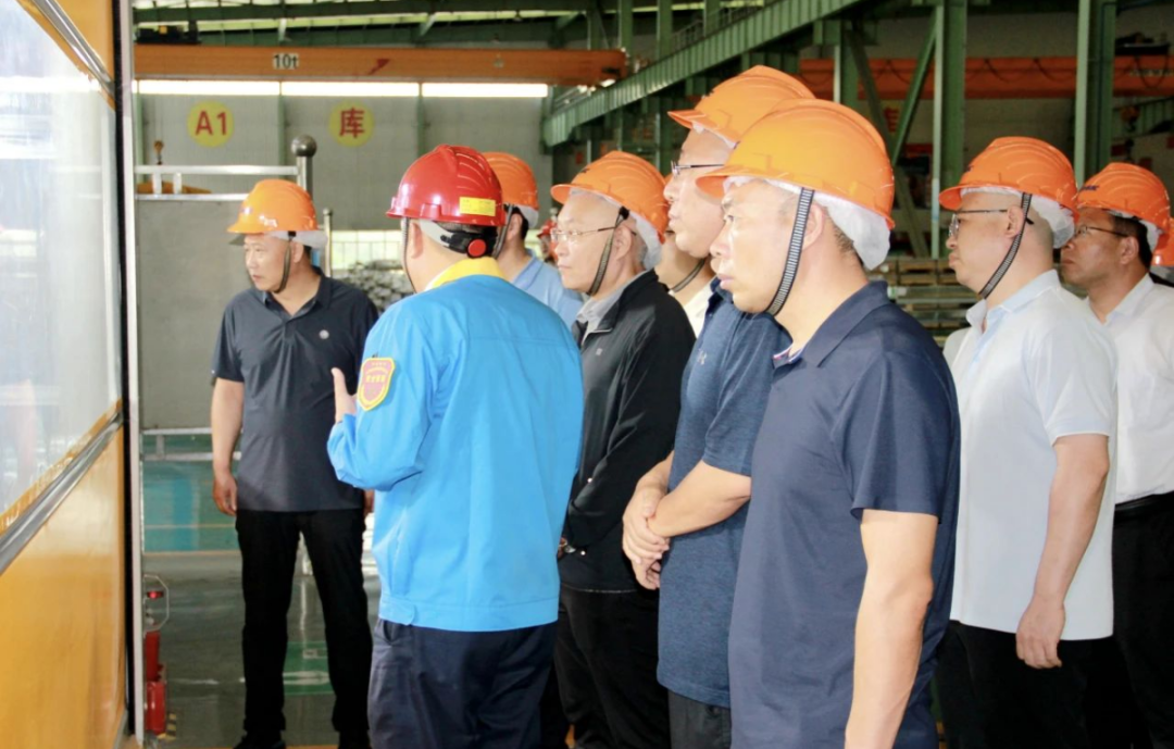 呼和浩特市委第三放哨组一行调研呼和浩特太钢304永利集团